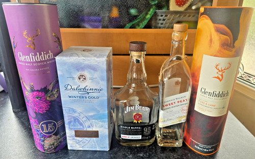 Empty whisky alcohol - 5,