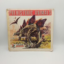 Prehistoric Animals Figurine Panini Sticker Book  1977 .. Complete
