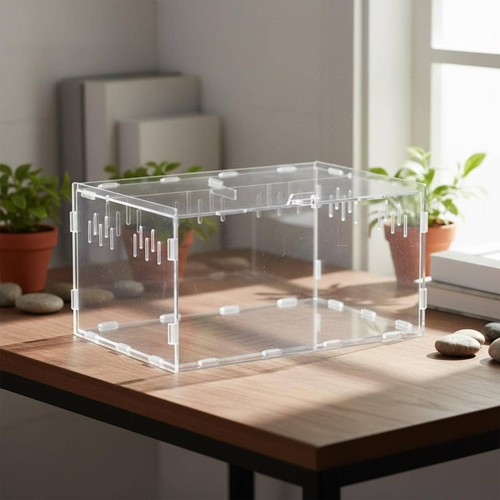 Transparent breeding box high - transparent,