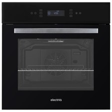 electriQ Electric Single Oven with Touch Controls - Black EQOVENF1TOUCH