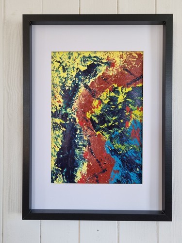 Abstract acrylic oil original - ,