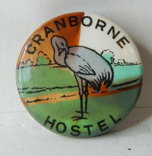 Cranborne youth hostel pin - cranborne,