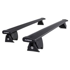 Farad Hilo Wing Black Aluminium Roof Bar Set for Suzuki Vitara 15-25 Closed Rail