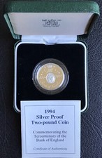 UK 1994 Silver Proof £2