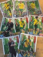 match attax, Shoot Out And Other NORWICH CITY SIGNED CARDS