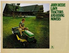 John Deere 1980 Lawn Tractors Riding Mowers Catalog 111 108 68 Brochure VG+