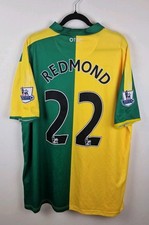 ERREA MEN'S FC NORWICH CITY 2015 2016 HOME REDMOND FOOTBALL SHIRT JERSEY 6XL
