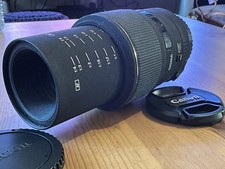 SIGMA for CANON 105mm 1:2.8 EX DG MACRO LENS - 105 mm f/2.8 - GOOD USED FREEPOST