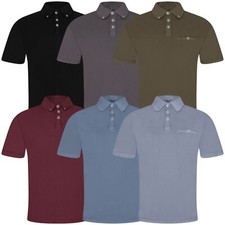 Mens Polo Shirts Pique Short Sleeve Work Regular Fit Premium Casual Plain Top