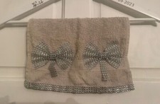 Bling Bow Hand towel Diamante Style