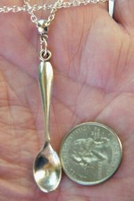 SILVER SPOON Necklace Utensils
