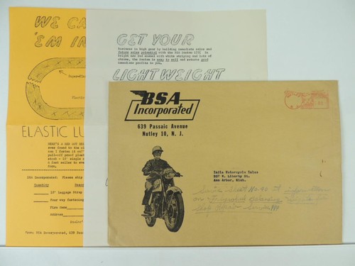 Vintage bsa dealer bulletin - dealer,