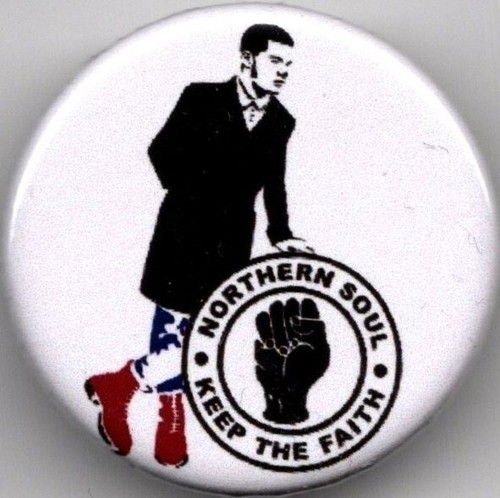 Northern soul pin button - soul,