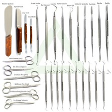 Spoon Excavators Tooth Cavity Remover, Endodontic Scaler Hygiene & Lab Tools