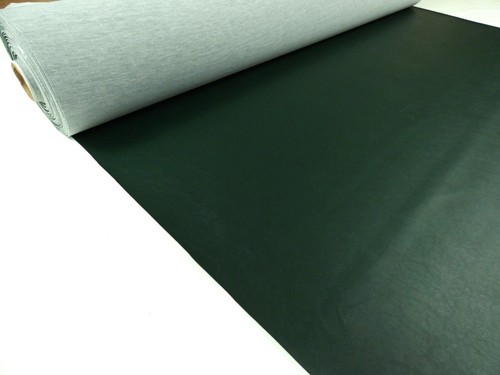 Dark bottle green - faux, leather