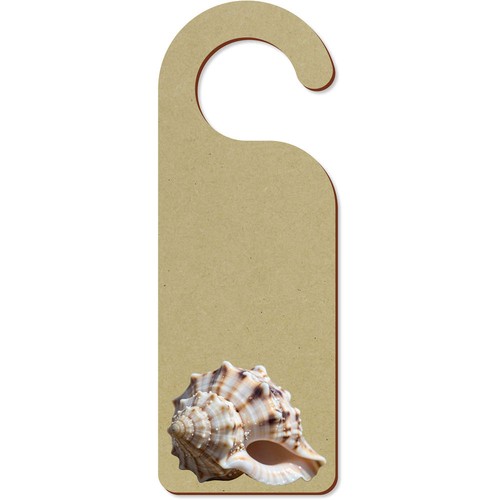 Conch shell door hanger sign - 'conch,