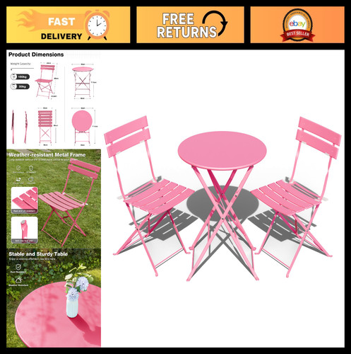 Folding bistro table - folding,