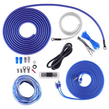 NEW SKAR AUDIO 4 GAUGE 1500 WATT OFC AMPLIFIER WIRING KIT W/ RCA (SKAR4ANL-OFC)