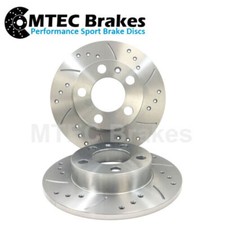 Rear Brake Discs For Toyota MR2 1.6 16v AW11 Drilled Grooved 86-90
