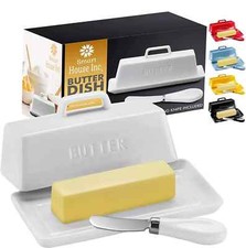 Ceramic Butter Dish Set with