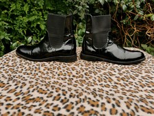 Angulus Black Leather Chelsea