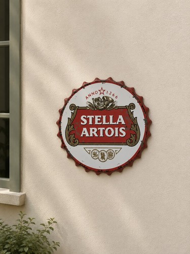 Wall art sign stella 30cm - stella,