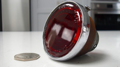 Vintage lucas motorbike back - motorbike,