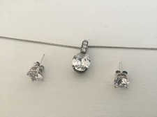 QVC Diamonique Sterling Silver