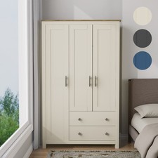 3 Door Wardrobe with Drawers