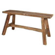 Rustic Bench Made of Reclaimed Wood 90x35cm Country Bench Plank Bench Wood Bench