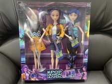 3PC/1pc Cosplay Kpop Demon Hunters Dolls Moveable Joint Collectible Toy gifts UK