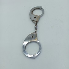 Hiatts 1960 Handcuffs Ex-Police Vintage Cuffs Used No Key Chain Grade B