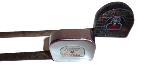 Vintage retractable steel tape - retractable,