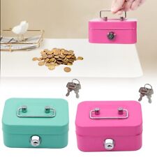 Small Steel Money Box Portable