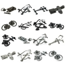 From The Anvil Door Latches Turn Beeswax Black Pewter Brass Gothic Handle