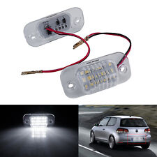 2x For VW Polo Golf MK3 SEAT Cordoba Ibiza MK2 6K LED License Number Plate Light