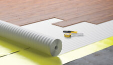 Acoustic Underlay White Roll 2mm  10–25m² for Laminate Wood Flooring Soundproof