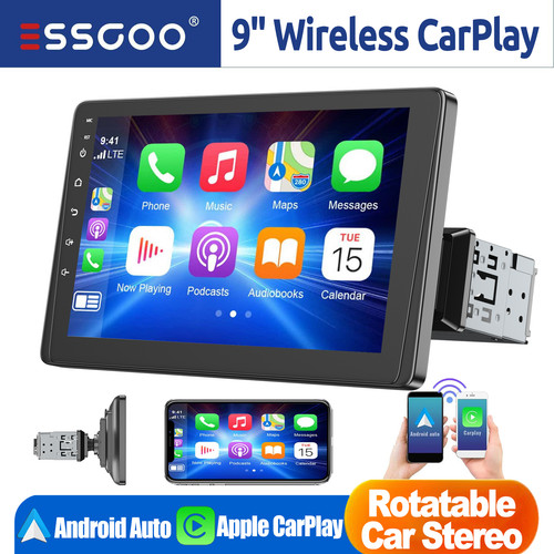 Single din wireless apple - 9",