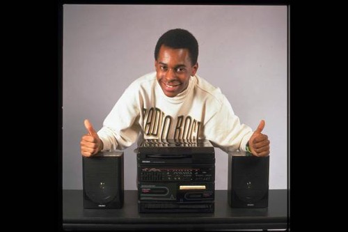 Presenter andi peters with - presenter,