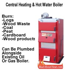 Dwbi 50kw wood - boiler,, solid