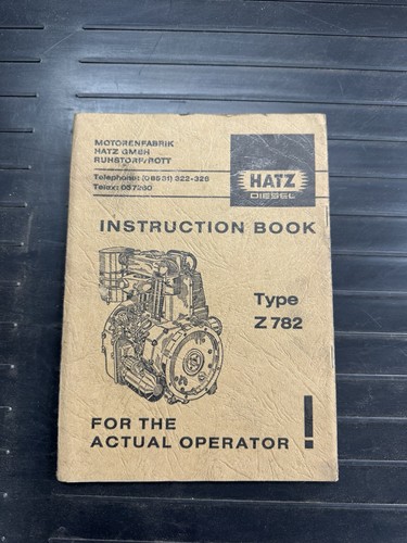 Genuine rare hatz z782 - hatz,