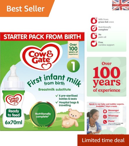 6x70ml cow gate first - cow,