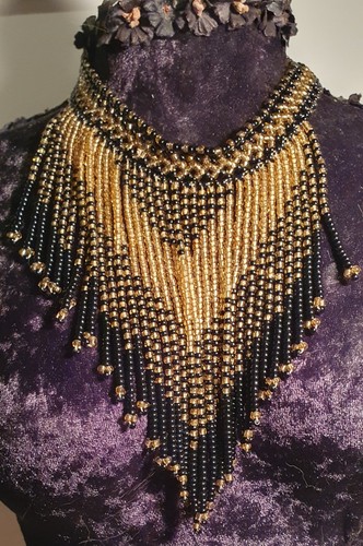 Black gold glass - black,