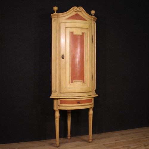 Antique italian corner cabinet - antique,