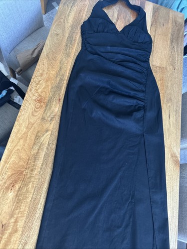 Zara linen mix dress - linen,