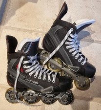 Bauer Vapor X40R Senior Inline Hockey Skates - UK 8.5 Reg - PLUS Helmet/Pads