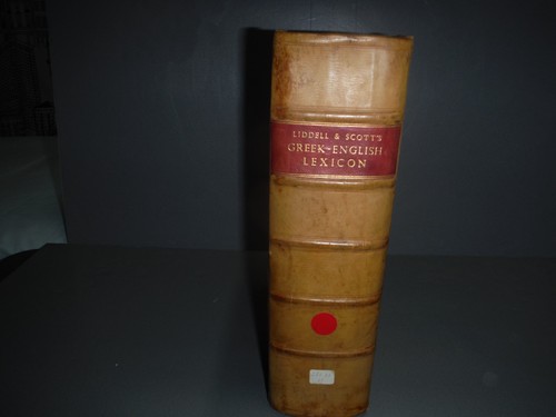 Liddell scott greek english - liddell,
