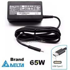 HP x2 10-p005na 10-p092ms Laptop USB-C Power Adapter Charger Genuine Delta