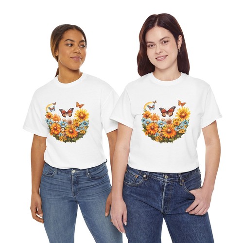 Retro flower power shirt - retro, |