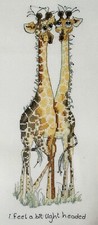 anchor cross stitch kits Giraffe i Feel A Bit Light Headed 